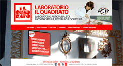 Desktop Screenshot of laboratorioilquadrato.com